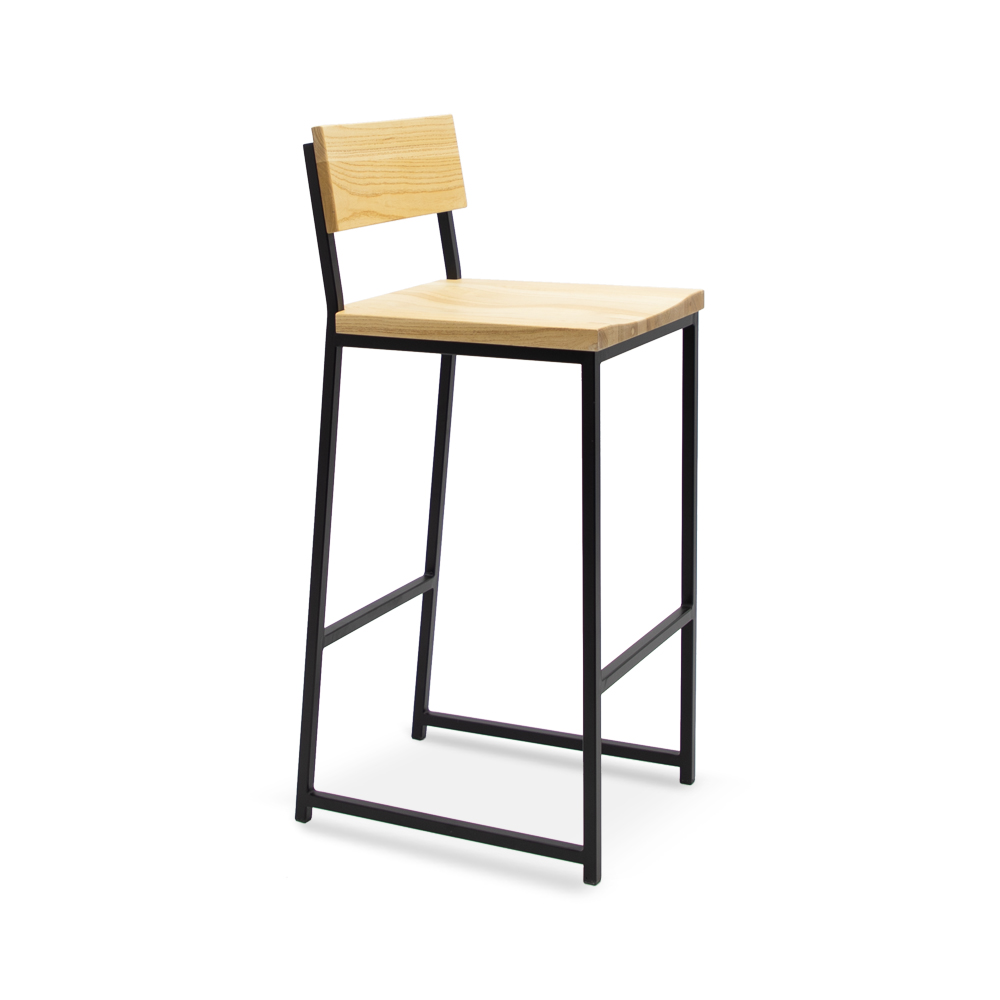 https://www.goldapplefurniture.com/ commercial-seating-bar-stool-with-concave-wood-seat-ga5201bc-75stw-product/