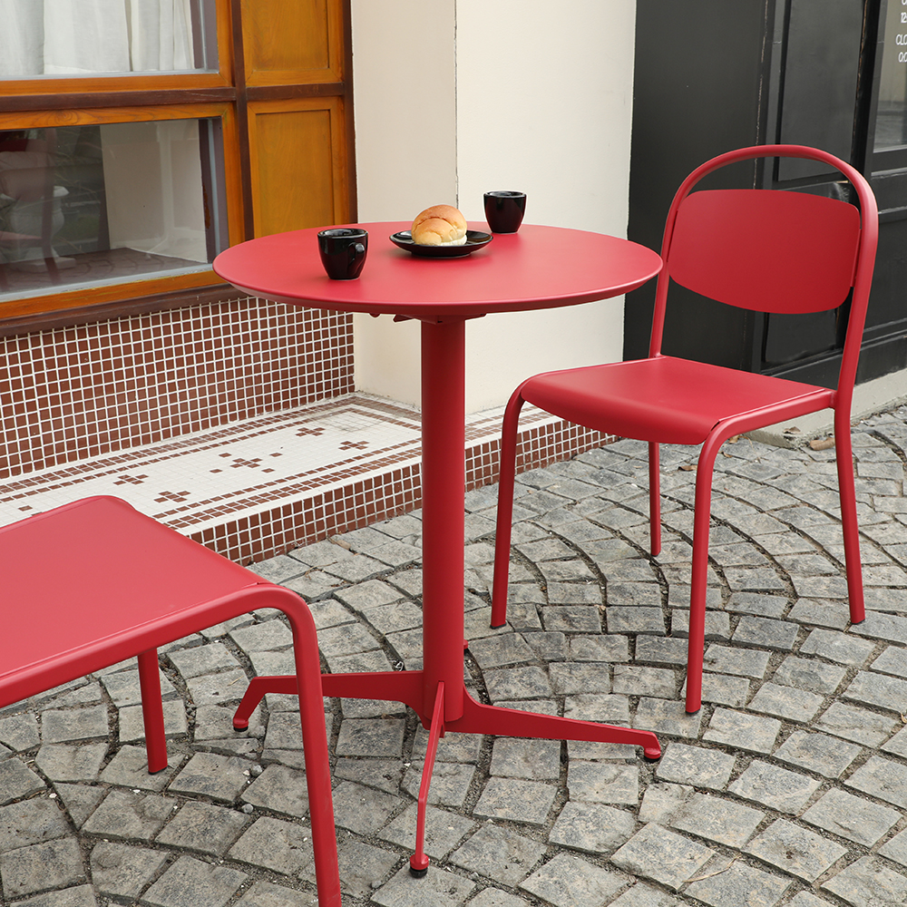 red metal chair factory