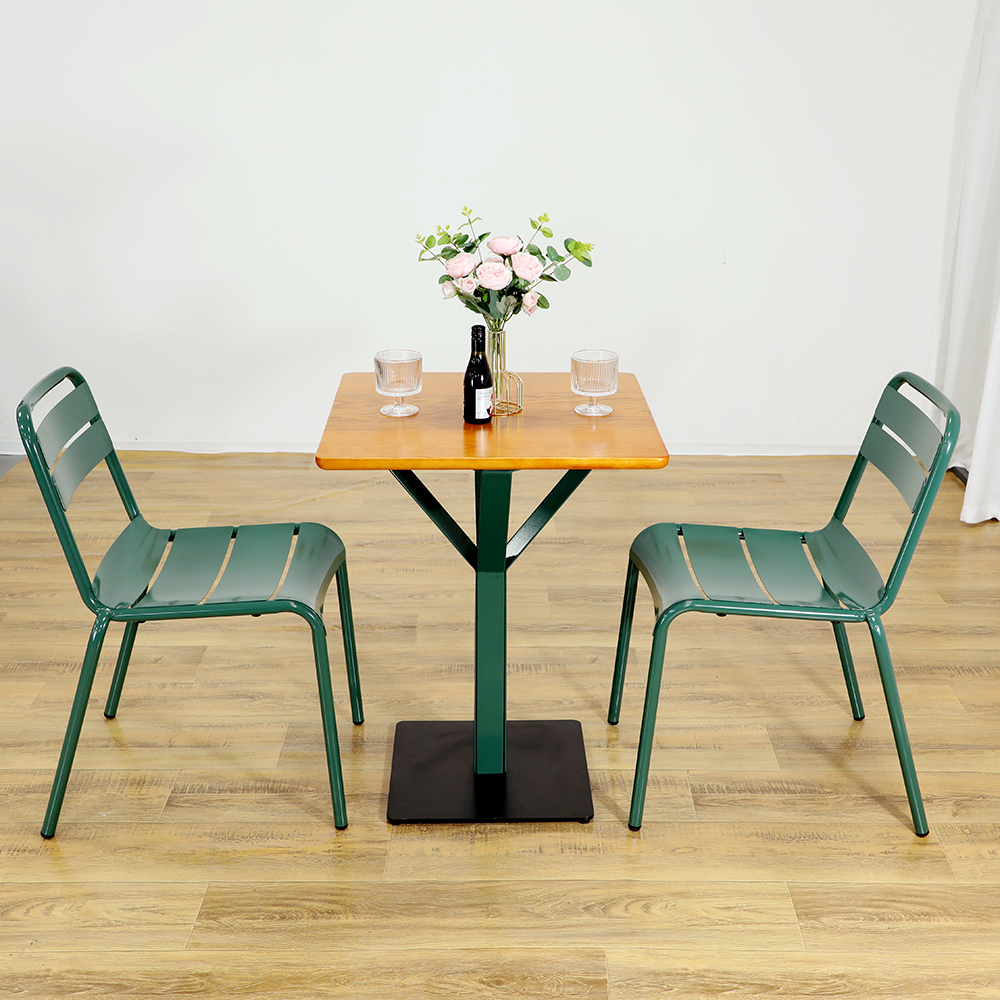 Dining Room Wooden Top Modern Dining Table