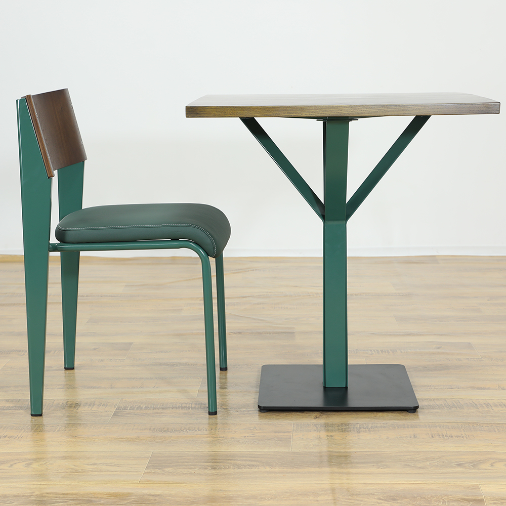 wooden table and dining chair