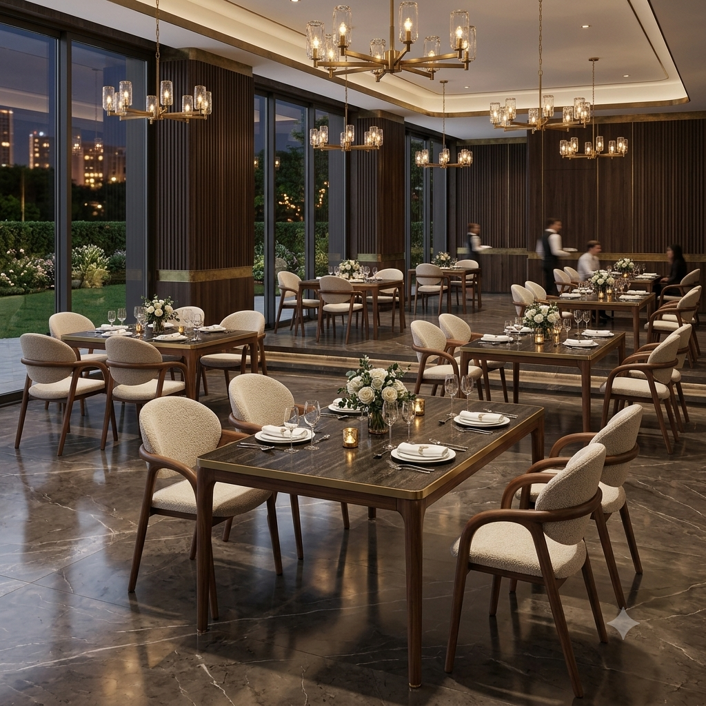 Commercial tables and chairs