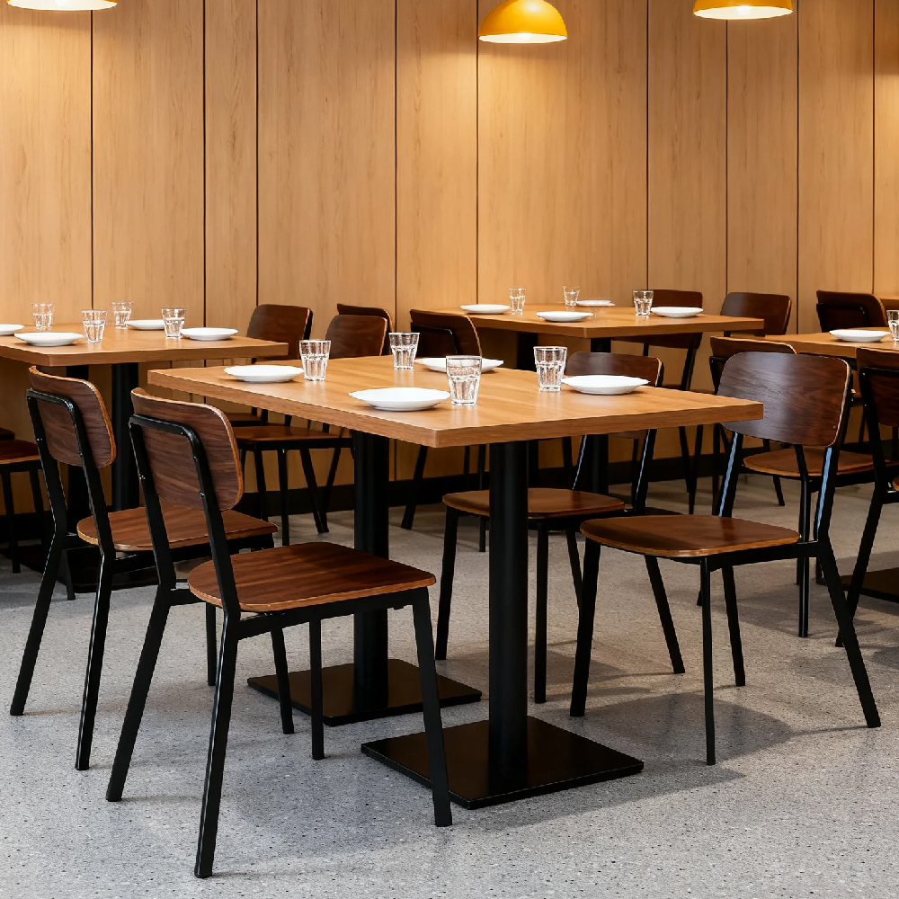 Commercial Restaurant Table and Chair Set